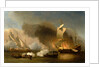 An Action off the Barbary Coast with Galleys and English Ships by William van de Velde the Younger