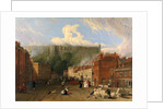 A View of Thames Street, Windsor, Windsor Eton London Carriage by Swann Inn George Vincent