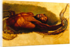 Man Struggling with a Boa Constrictor, Study for 'Liboya Serpent Seizing its Prey' Study of a Negro Struggling with a Boa Constrictor for 'A Boa Serpent Seizing a Horse' by James Ward