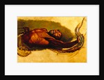 Man Struggling with a Boa Constrictor, Study for 'Liboya Serpent Seizing its Prey' Study of a Negro Struggling with a Boa Constrictor for 'A Boa Serpent Seizing a Horse' by James Ward