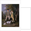Portrait of a Sportsman with His Son A Sportsman with his Son and Dogs by Francis Wheatley