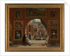 Interior of the British Institution (Old Master Exhibition, Summer 1832) by Alfred Joseph Woolmer