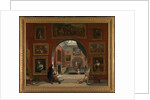 Interior of the British Institution (Old Master Exhibition, Summer 1832) by Alfred Joseph Woolmer
