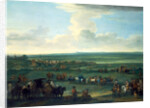 George I at Newmarket, 4 or 5 October, 1717 Race Meeting on New Market by John Wootton