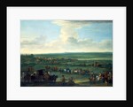 George I at Newmarket, 4 or 5 October, 1717 Race Meeting on New Market by John Wootton