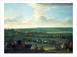 George I at Newmarket, 4 or 5 October, 1717 Race Meeting on New Market by John Wootton