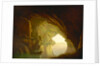 A Grotto in the Gulf of Salerno, Sunset A Grotto in the Gulf of Salernum Possibly by Joseph Wright of Derby