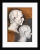 Studies of a Classical Bust A Study after an Antique Bust in Two Positions by Joseph Wright of Derby