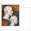 Studies of a Classical Bust A Study after an Antique Bust in Two Positions by Joseph Wright of Derby