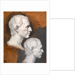 Studies of a Classical Bust A Study after an Antique Bust in Two Positions by Joseph Wright of Derby