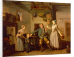 David Garrick and Mary Bradshaw in David Garrick's 'The Farmer's Return' by Johan Joseph Zoffany