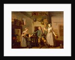 David Garrick and Mary Bradshaw in David Garrick's 'The Farmer's Return' by Johan Joseph Zoffany