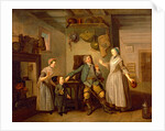 David Garrick and Mary Bradshaw in David Garrick's 'The Farmer's Return' by Johan Joseph Zoffany