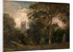 A Church in the Trees Stoke-by-Nayland Church by John Constable