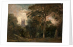 A Church in the Trees Stoke-by-Nayland Church by John Constable