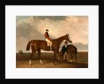 Elis at Doncaster, Ridden by John Day, with his Van in the Background by Abraham Cooper