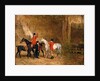 Foxhunting Scene Fox Hunting: Two Gentlemen with a Groom The Englington Brothers by Benjamin Marshall