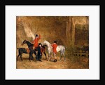 Foxhunting Scene Fox Hunting: Two Gentlemen with a Groom The Englington Brothers by Benjamin Marshall