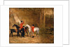 Foxhunting Scene Fox Hunting: Two Gentlemen with a Groom The Englington Brothers by Benjamin Marshall