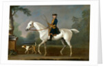 Sir Roger Burgoyne Riding 'Badger' Sir Roger Buroyne Upon His Favourite Horse Badger, With His Bitch Juno by James Seymour