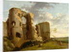 West Gate of Pevensey Castle, Sussex by John Hamilton Mortimer