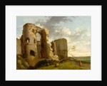 West Gate of Pevensey Castle, Sussex by John Hamilton Mortimer