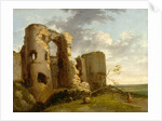 West Gate of Pevensey Castle, Sussex by John Hamilton Mortimer