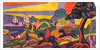 Design for Deer Hunting Mural in the Cabaret Theatre Club by Spencer Frederick Gore