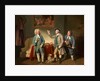 Edward Shuter, John Beard, and John Dunstall in Isaac Bickerton's 'Love in a Village' by Johan Joseph Zoffany