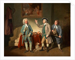 Edward Shuter, John Beard, and John Dunstall in Isaac Bickerton's 'Love in a Village' by Johan Joseph Zoffany