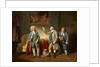 Edward Shuter, John Beard, and John Dunstall in Isaac Bickerton's 'Love in a Village' by Johan Joseph Zoffany