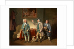 Edward Shuter, John Beard, and John Dunstall in Isaac Bickerton's 'Love in a Village' by Johan Joseph Zoffany