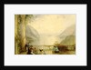 Figures on a Balcony, probably at Westpoint by Thomas Creswick