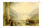 Figures on a Balcony, probably at Westpoint by Thomas Creswick