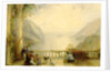Figures on a Balcony, probably at Westpoint by Thomas Creswick