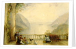 Figures on a Balcony, probably at Westpoint by Thomas Creswick