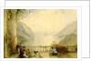 Figures on a Balcony, probably at Westpoint by Thomas Creswick