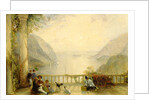 Figures on a Balcony, probably at Westpoint by Thomas Creswick