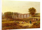 Corby Viaduct, the Newcastle and Carlisle Railway by John Wilson Carmichael