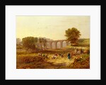 Corby Viaduct, the Newcastle and Carlisle Railway by John Wilson Carmichael