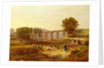 Corby Viaduct, the Newcastle and Carlisle Railway by John Wilson Carmichael