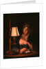 Woman Reading by a Paper-Bell Shade by Henry Robert Morland