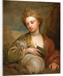 Portrait of a Woman as St. Agnes, Traditionally Identified as Catherine Voss Miss Voss as St. Agnes by Sir Godfrey Kneller