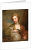 Portrait of a Woman as St. Agnes, Traditionally Identified as Catherine Voss Miss Voss as St. Agnes by Sir Godfrey Kneller