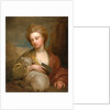 Portrait of a Woman as St. Agnes, Traditionally Identified as Catherine Voss Miss Voss as St. Agnes by Sir Godfrey Kneller