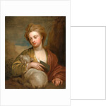 Portrait of a Woman as St. Agnes, Traditionally Identified as Catherine Voss Miss Voss as St. Agnes by Sir Godfrey Kneller