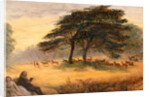 Lovers in Richmond Park (Windsor Park), London by James Smetham