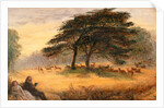 Lovers in Richmond Park (Windsor Park), London by James Smetham