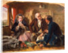 First Class - The Meeting. 'And at first meeting loved.' Railway journey, travel by train, by Abraham Solomon