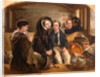 Second Class - The Parting. 'Thus part we rich in sorrow, parting poor.' Third Class - The Parting, Railway journey, travel by train, by Abraham Solomon